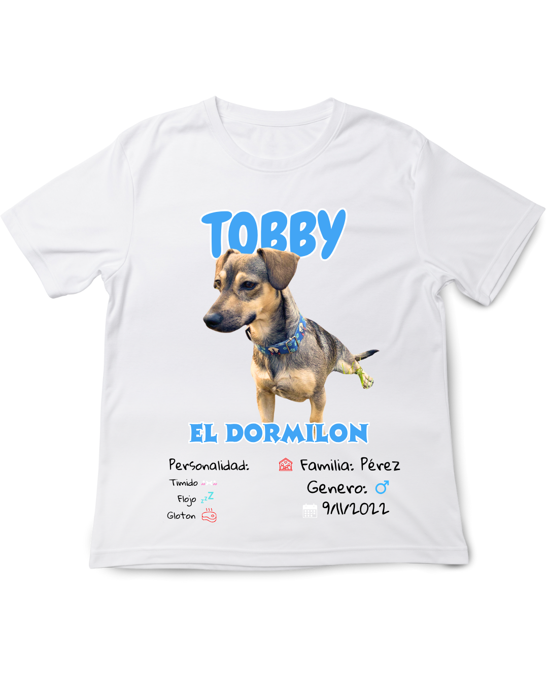 Playera Personalizada con Tu Perrito – Llévalo siempre contigo 🐶❤️
